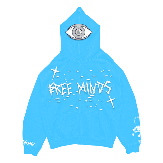 Free Minds Full Zip Baby Blue